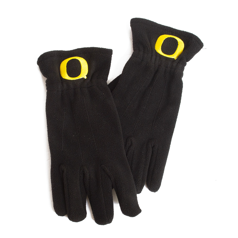 Classic Oregon O, Neil, Gloves, Polyester, Accessories, Men, Fleece, 349488, Black